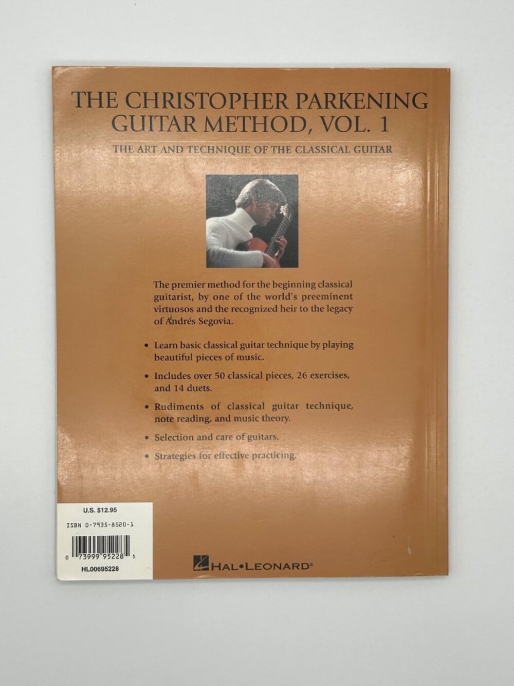 Christopher Parkening Guitar Method Vol. 1 Classical Technique Hal Leonard 1999 - Picture 2 of 6